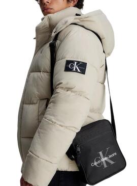 Borsa a Tracolla Calvin Klein Jeans Reporter Nero Uomo