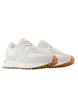 Sneakers New Balance 327 Bianco Menta per Donna