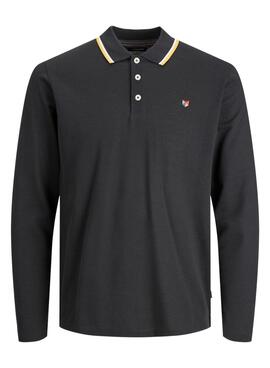 Polo Jack & Jones Bluwin M/L Nero per Uomo