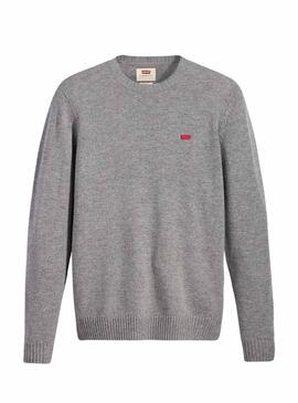 Pullover Levis Original Grigio per Uomo