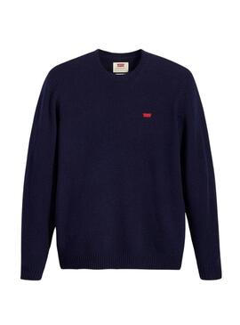 Pullover Levis Original Blu Navy per Uomo