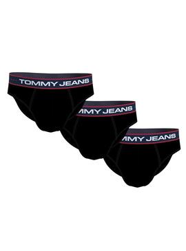 Pack 3 Mutande Tommy Hilfiger Slip Nero