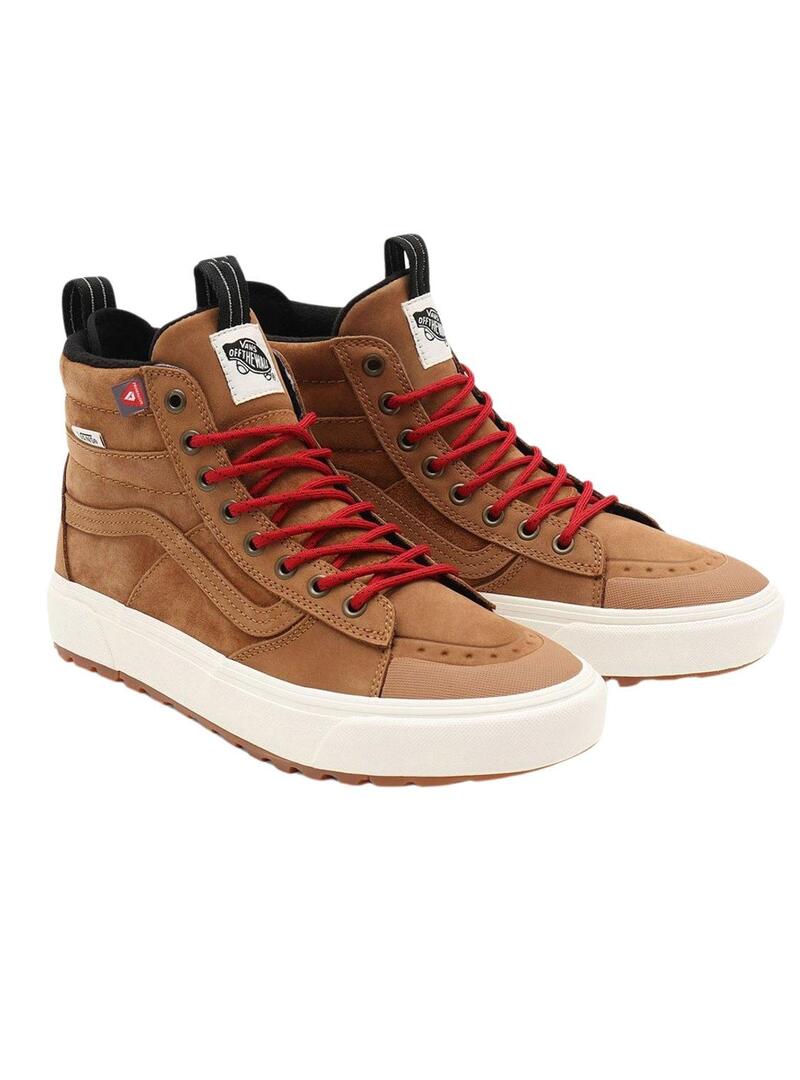 Sneakers Vans UA Sk8 Hi Marrone per Uomo