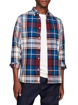 Camicia Tommy Hilfiger Oxford Tartan Multi Uomo