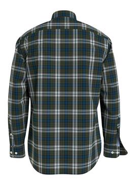 Camicia Tommy Hilfiger Tartan Verde per Uomo