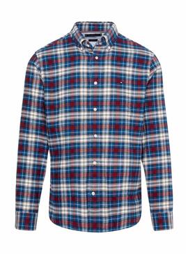 Camicia Tommy Hilfiger Brushed Tartan Multi Uomo