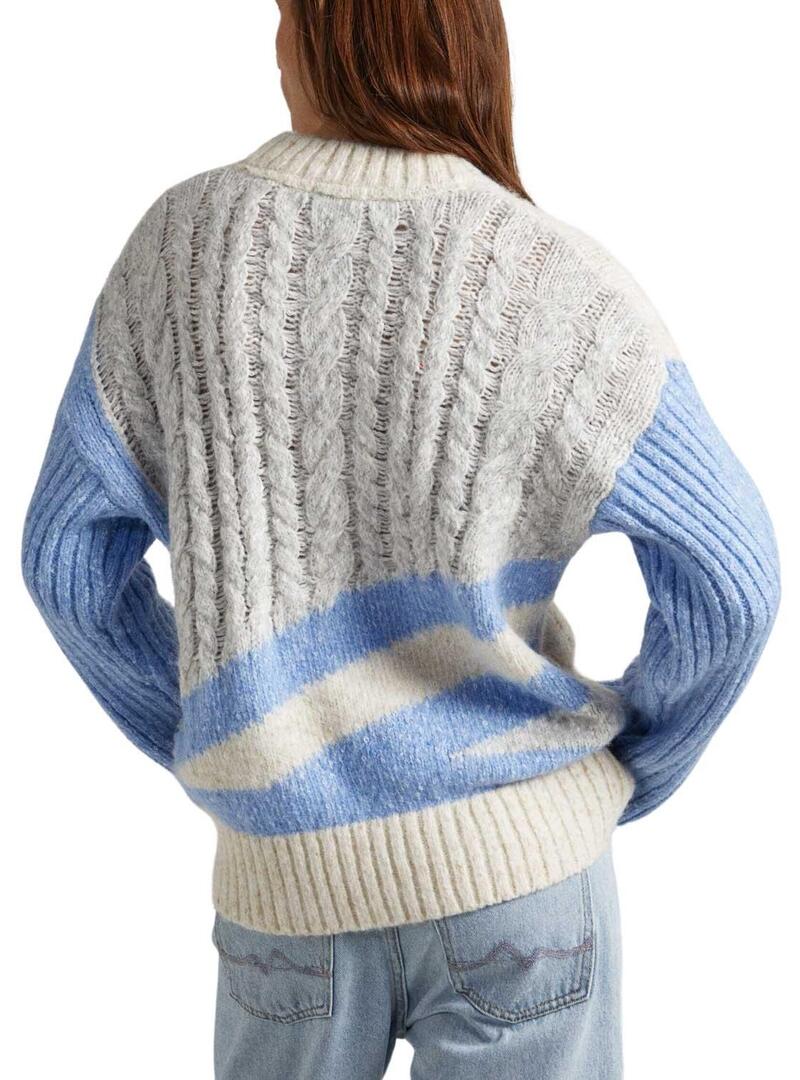 Pullover Pepe Jeans Erin Bianco per Donna