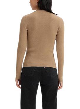 Pullover Levis Rib Batwing Camel per Donna