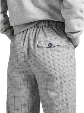 Pantaloni Pepe Jeans Romy Grigio Quadri per Donna