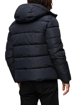 Giacca Superdry Sports Puffer Blu Navy Uomo