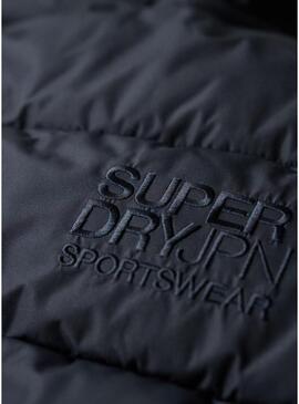 Giacca Superdry Sports Puffer Blu Navy Uomo