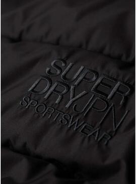 Giacca Superdry Sports Puffer Nero per Uomo