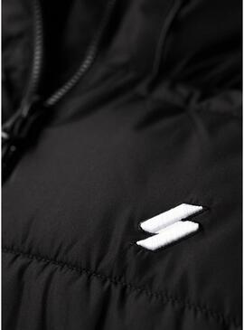 Giacca Superdry Sports Puffer Nero per Uomo