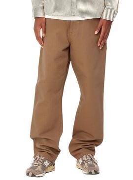 Pantalonies Carhartt Single Knee Camel per Uomo