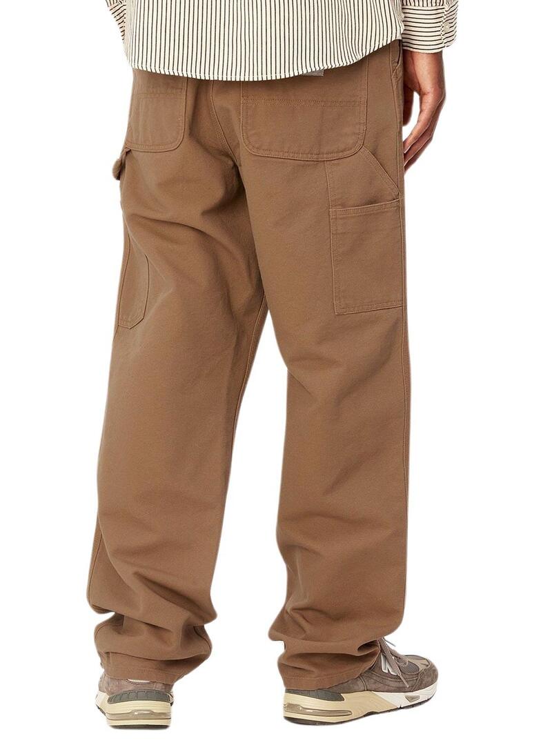 Pantalonies Carhartt Single Knee Camel per Uomo