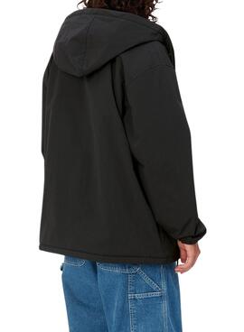 Giacca Carhartt Hooded Coach Nero per Uomo
