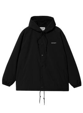 Giacca Carhartt Hooded Coach Nero per Uomo