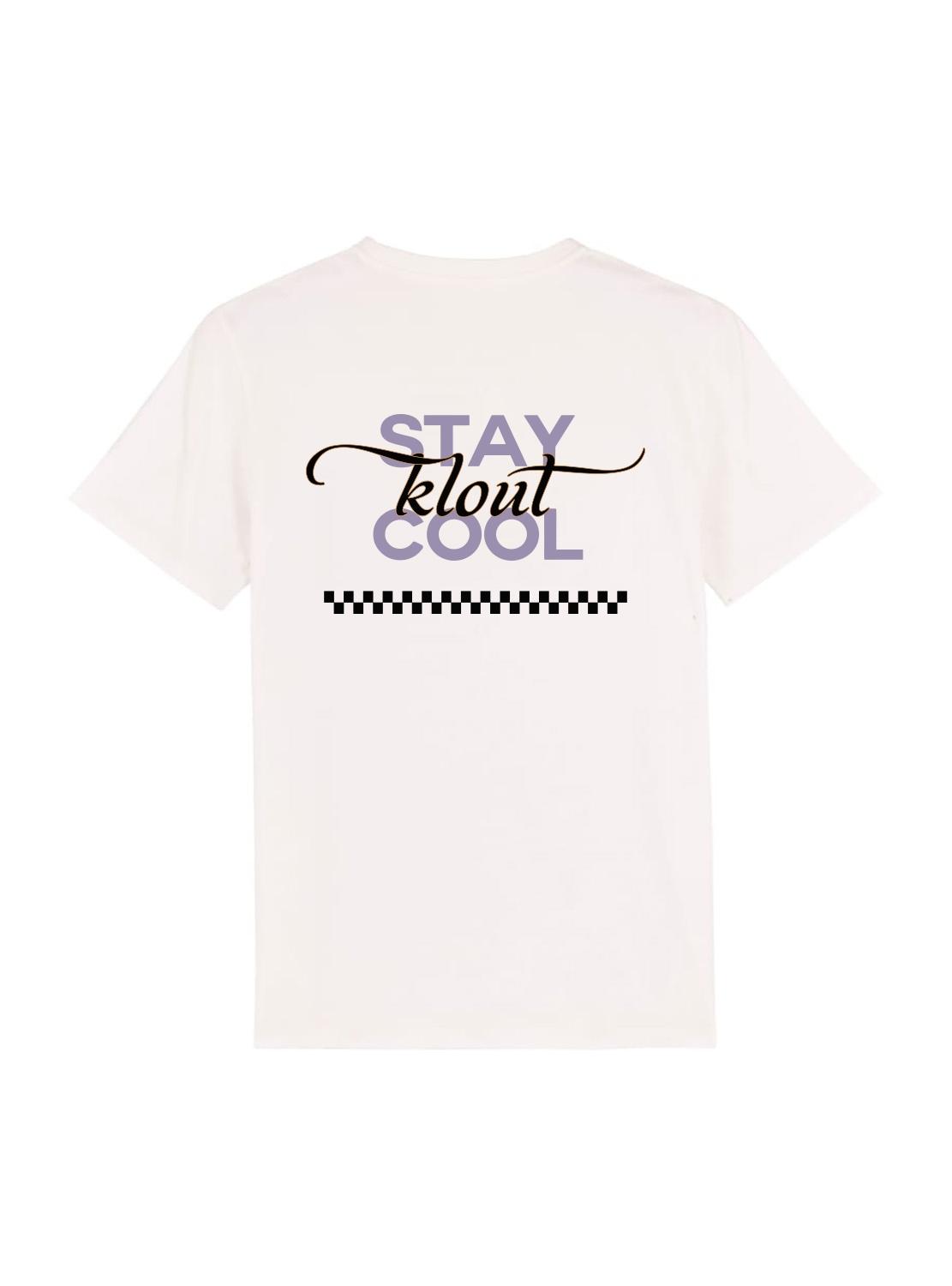 T-Shirt Klout Cool Bianco Unisex