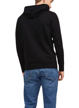 Felpa Jack & Jones Oscar Nero per Uomo