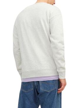 Felpa Jack & Jones Silverlake Bianco Uomo