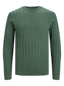 Pullover Jack & Jones Carlson Verde per Uomo