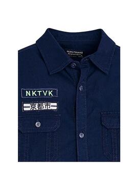 Camicia Mayoral NKTVK Blu Navy