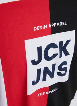 T-Shirt Jack & Jones Oscar Bianco per Uomo