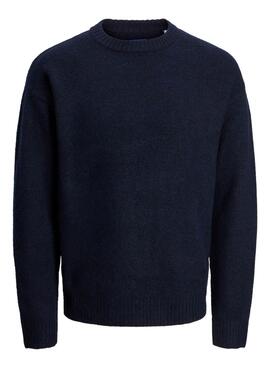 Pullover Jack & Jones Rollie Blu Navy per Uomo