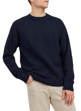 Pullover Jack & Jones Rollie Blu Navy per Uomo