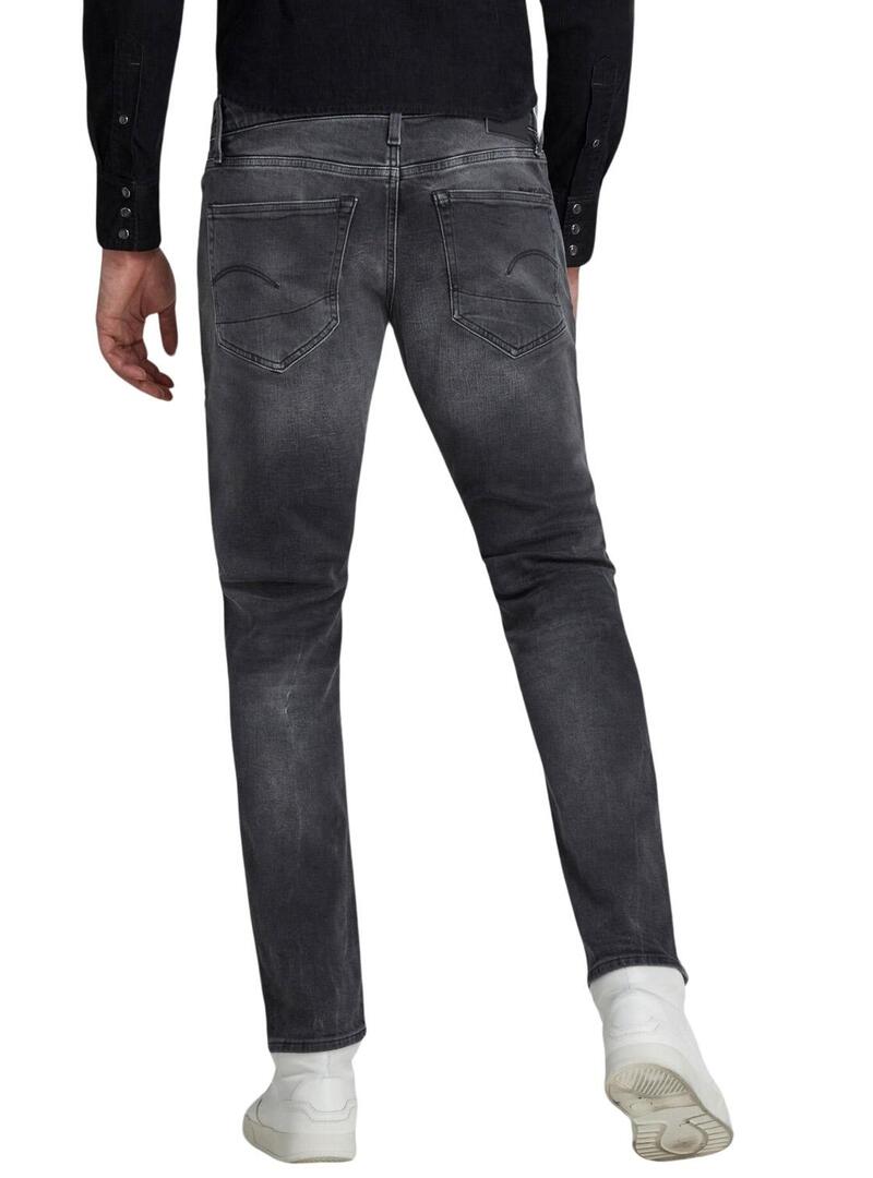 Pantaloni Jeans G-Star 3301 Nero per Uomo