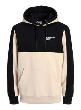 Felpa Jack & Jones Forza Block Beige Uomo