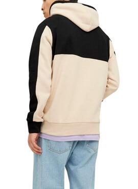 Felpa Jack & Jones Forza Block Beige Uomo