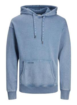 Felpa Jack & Jones Drew Blu per Uomo