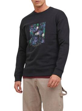 Felpa Jack & Jones Silverlake Nero Uomo