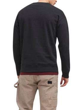 Felpa Jack & Jones Silverlake Nero Uomo