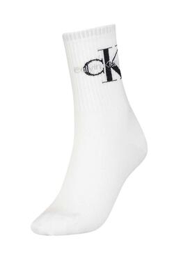 Calzini Calvin Klein Donna Calzino Bianco Donna