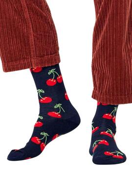 Calzini Happy Socks Cherry Neros per Uomo