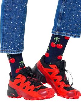 Calzini Happy Socks Cherry Neros per Uomo