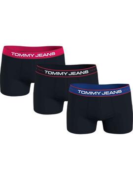 Pack3 Mutande Tommy Jeans Blu Navy Uomo