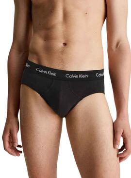 Pack 3 Mutande Calvin Klein Hip Slip Nero