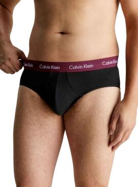 Pack 3 Mutande Calvin Klein Hip Slip Nero