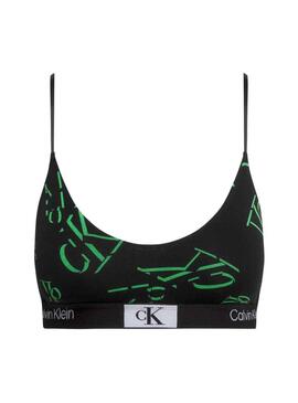 Reggiseno Calvin Klein Unlined Nero per Donna