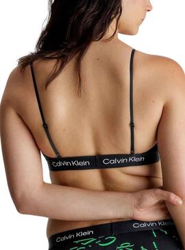 Reggiseno Calvin Klein Unlined Nero per Donna