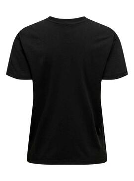 T-Shirt Only Cille Nero per Donna