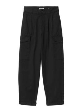 Pantaloni Carhartt Collins Nero per Donna