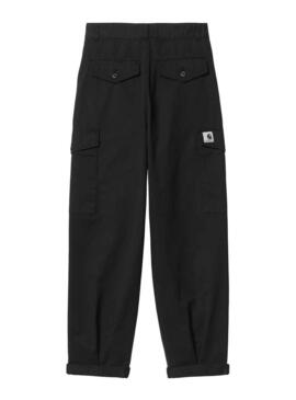 Pantaloni Carhartt Collins Nero per Donna