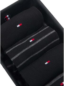 Pack 5 Calzini Tommy Hilfiger Men Sock Nero