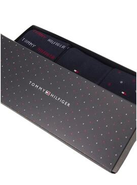 Pack 3 Calzini Tommy Hilfiger Giftbox Blu Navy