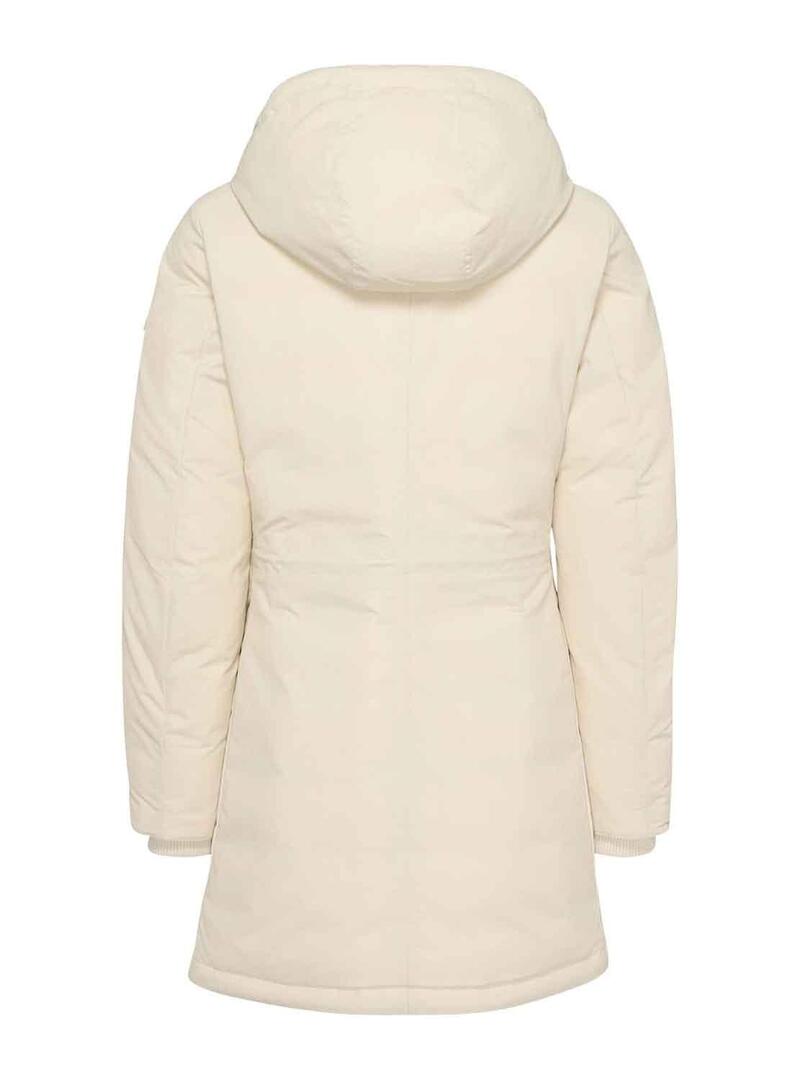 Giacca Tommy Jeans Technical Down Beige Donna