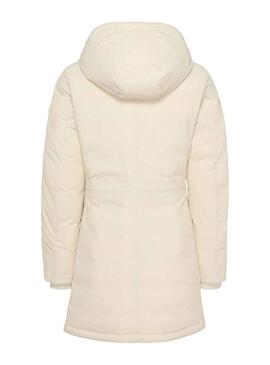 Giacca Tommy Jeans Technical Down Beige Donna